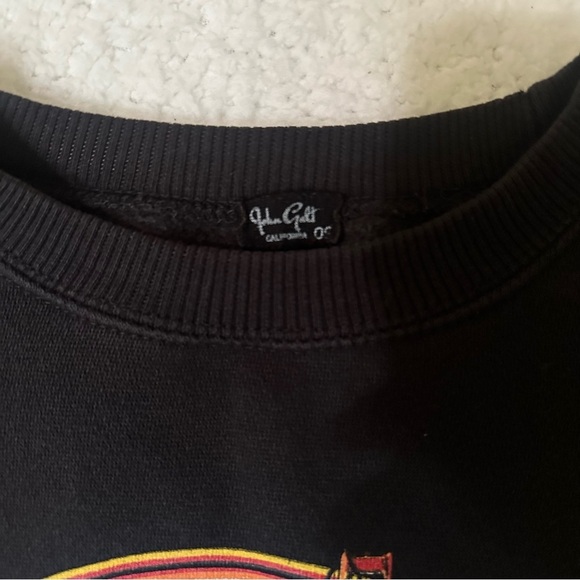 Brandy Melville Cropped Graphic Sweater/Crewneck - Picture 3 of 6